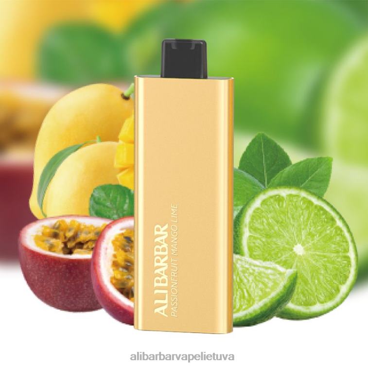 Alibarbar Vape Flavours pasiflorų mango liepa - Alibarbar Pandora 7000 vienkartinių vape L62T258