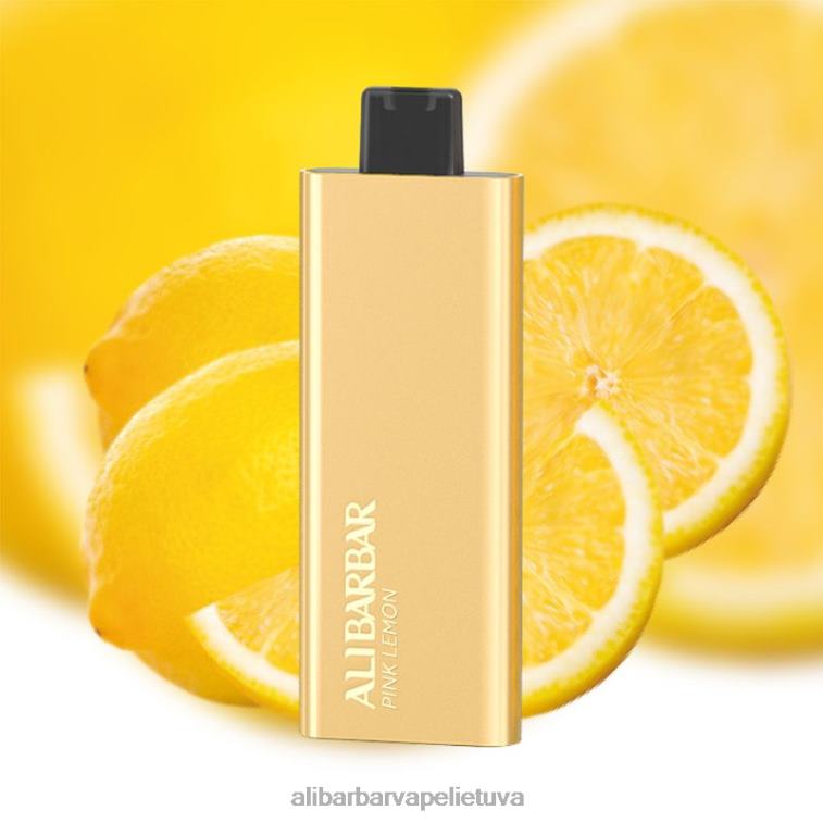 Alibarbar Vape Lietuva rožinė citrina - Alibarbar Pandora 7000 vienkartinių vape L62T259