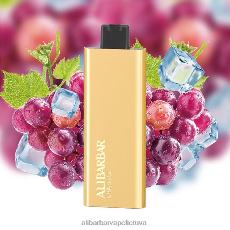 Alibarbar Vape Lietuva vynuogių ledas - Alibarbar Pandora 7000 vienkartinių vape L62T256