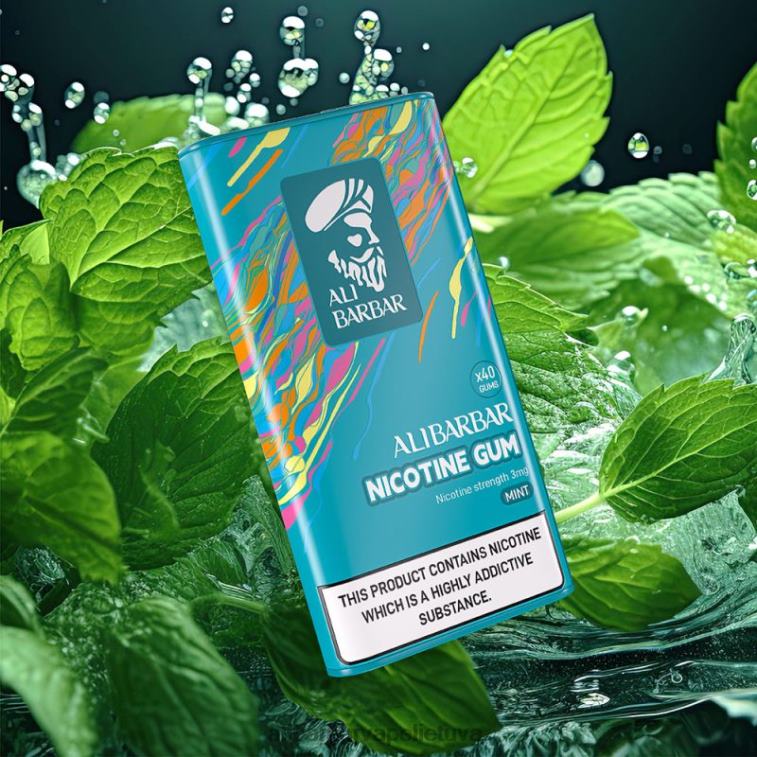 Alibarbar Vape Lietuva mėtų - Alibarbar nikotino guma L62T2101