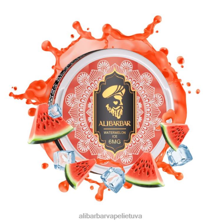 Alibarbar Vape Flavours arbūzų ledas - Alibarbar nikotino maišeliai L62T294